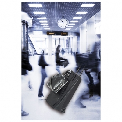 Bag holder for trolleys