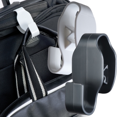 Bag holder for trolleys