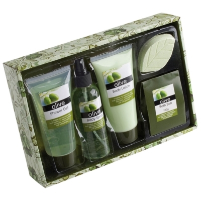 Papaya bath set (150ml shower gel, body spray 140ml, body lotion and bath salt)