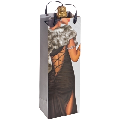 Gift bag man/woman - size for a wine bottle