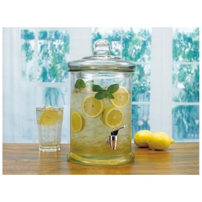 Glass dispenser for drinks