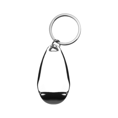 Metal keyring with bottle opener