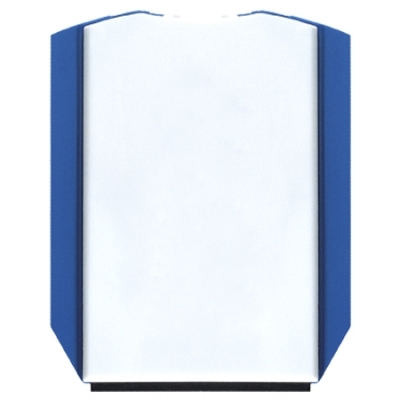 Parking disc with ice scraper