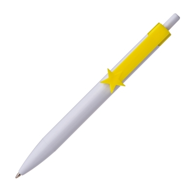 Ball pen with clip heart etc.