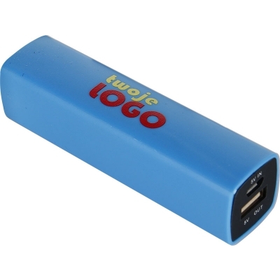 Powerbank 2200 mAh with USB port in a box