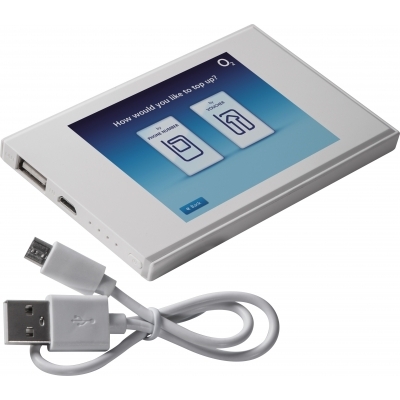 Powerbank 2200 mAh with USB port in a box