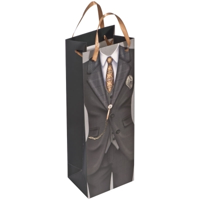 Gift bag man/woman - size for a wine bottle