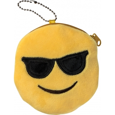 Emoji bag with zipper