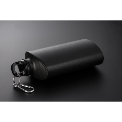 Drinking bottle in hipflask design