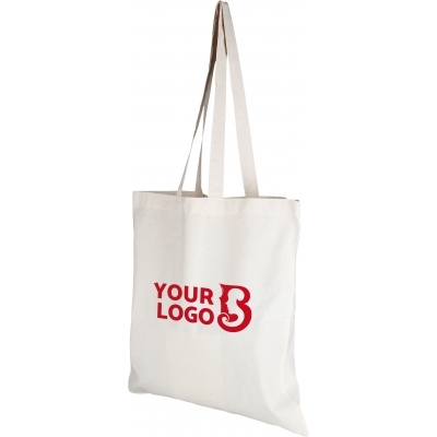 Cotton bag with long handles