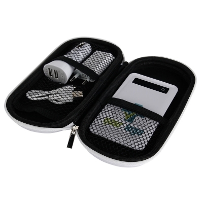 Travel set - power bank 5000 mAh, EU plug, USB charger