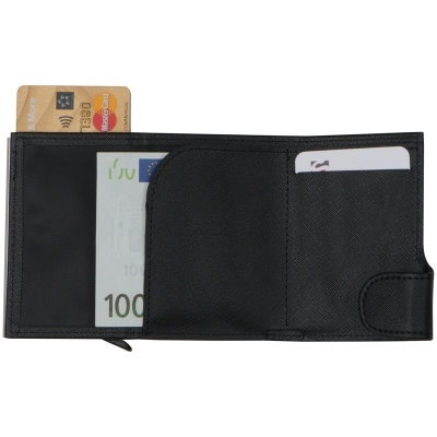 Leather wallet with RFID protection