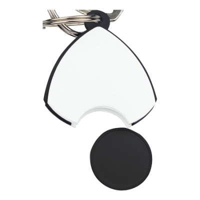Keyring with shopping coin