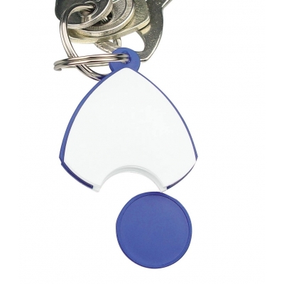 Keyring with shopping coin