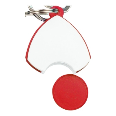 Keyring with shopping coin