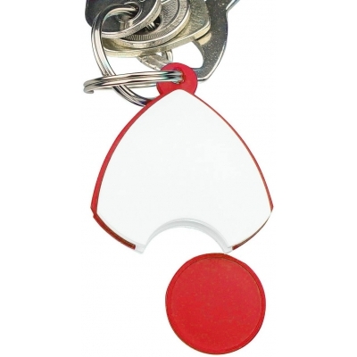 Keyring with shopping coin