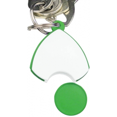 Keyring with shopping coin