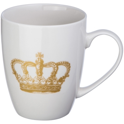 Mug with crown print 300 ml
