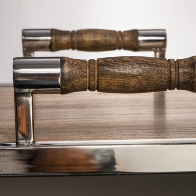 Wood tray - square