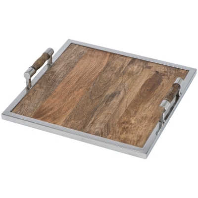 Wood tray - square