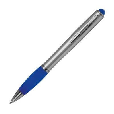 Ball pen with colored LED light