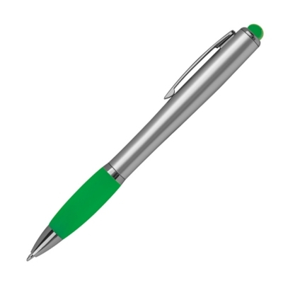 Ball pen with colored LED light