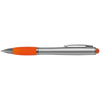 Ball pen with colored LED light