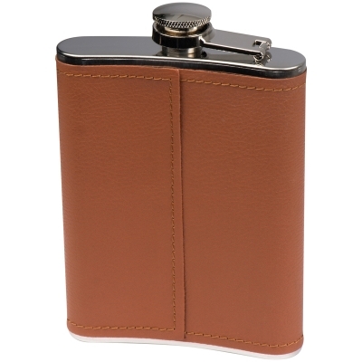 Hip flask with PU finish