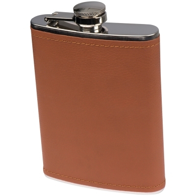 Hip flask with PU finish