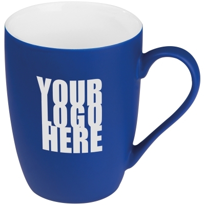 Rubberized ceramic mug