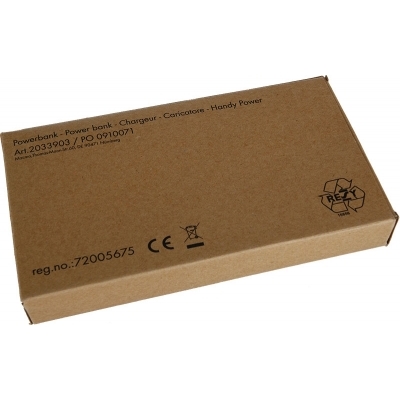 Powerbank 4000 mAh with USB port in a box