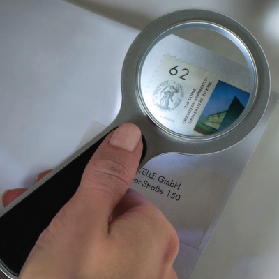 Magnifier with LED light