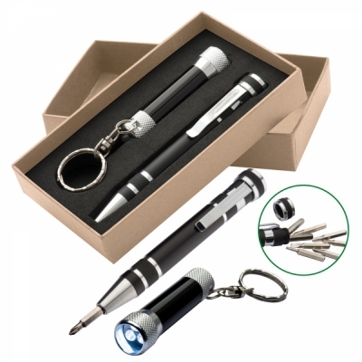 Screwdriver set with LED light