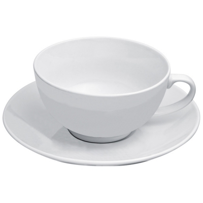 Teapot with cup and coaster