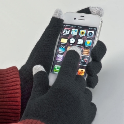 Gloves with touch tops