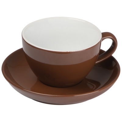 Cappuccino cup with saucer