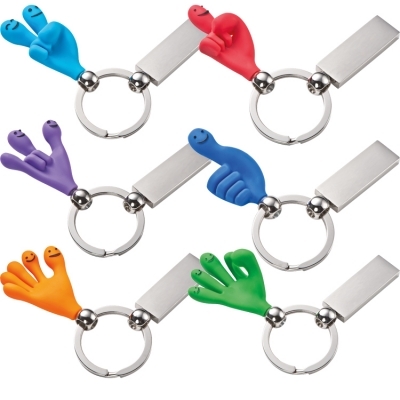 Metal keyring CrisMa Smile Hand