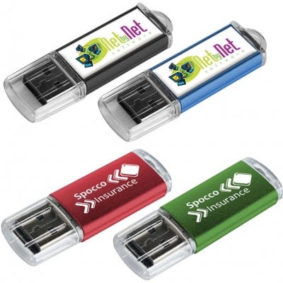 Metal and plastic USB stick