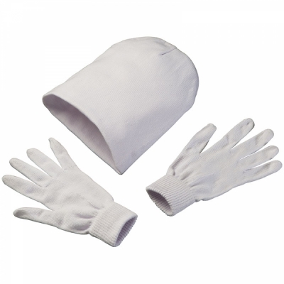 Beanie and gloves