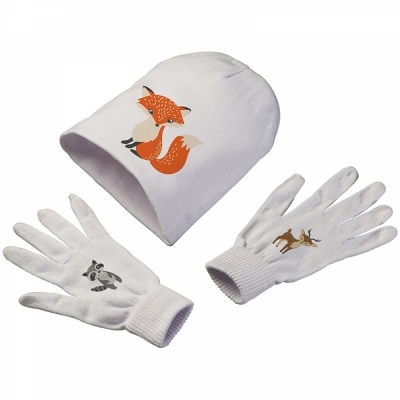 Beanie and gloves