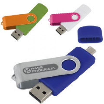 Metal and plastic OTG USB stick