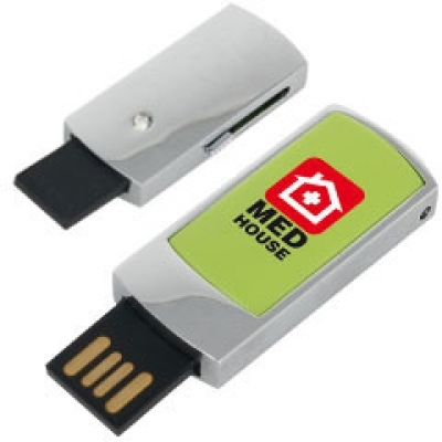 Metal and plastic USB stick