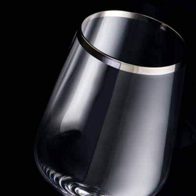 Set of 6 white wine glasses