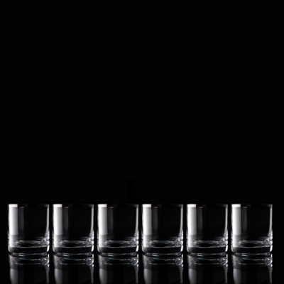 Set of 6 whisky glasses