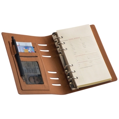 Conference folder A6 with binder and calendar