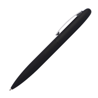 Metal twist ballpen with rubberized shaft