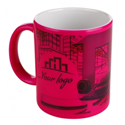 Ceramic mug - neon