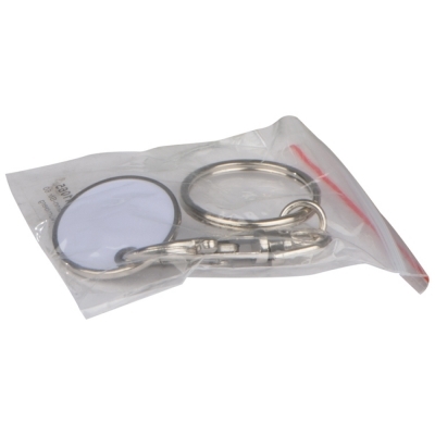 Keyring with shopping coin
