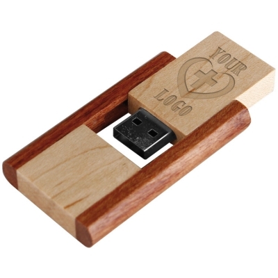 Wooden USB stick