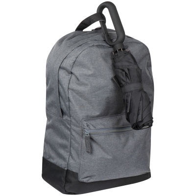 Automatic umbrella with carabiner handle